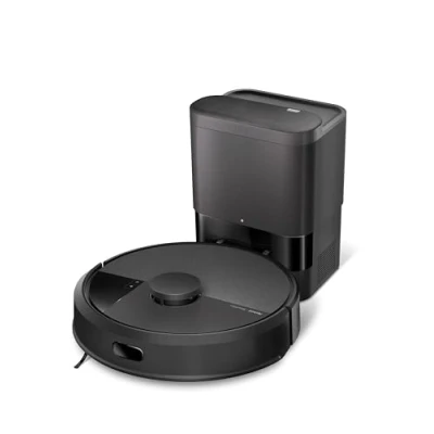 Abbildung von iRobot Roomba 105 Combo + AutoEmpty Dock Automatische Entleerung für bis zu 75 Tage Saugen Wischen Clearview LiDAR 7000Pa 120 mins SmartScrub Umfährt Hinderniss App Schwarz