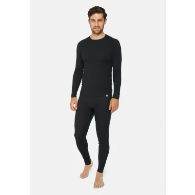 Abbildung von Danish Endurance Merino Unterhemd/shirt, Herren, Größe: Large, Black