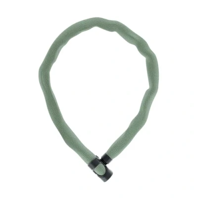 Abbildung von ABUS Kettenschloss IVERA Chain 7210 Fahrradschloss mit hochflexibler IvyTex Kunstfaserummantelung Sicherheitslevel 8 85 cm Farbe: Antracite