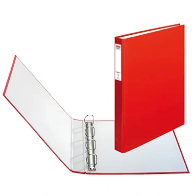 Abbildung von Herlitz Ringbuch maX.file pRotect A4, 1 Stück, 4 Ring Kombi Mechanik, 25 mm Füllhöhe, rot