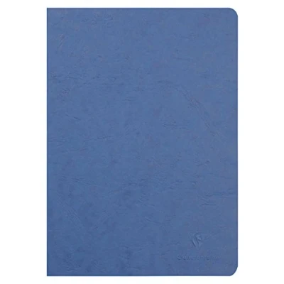 Abbildung von Clairefontaine 733004C Heft AgeBag (DIN A4, 21 x 29,7 cm, blanko, ideal für Ihre Notizen und Zeichnungen, 48 Blatt) 1 Stück blau