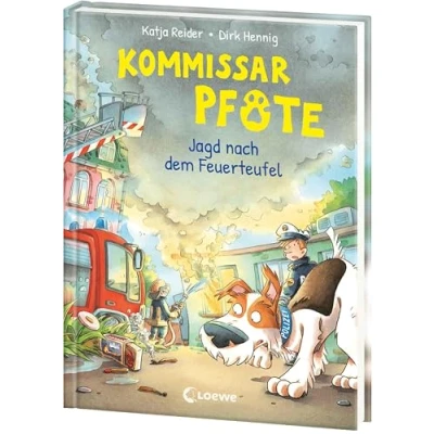 Abbildung von Kommissar Pfote (Band 8) Jagd nach dem Feuerteufel: Begleite den beliebten Hunde Held bei seiner Spurensuche Lustiger Kinderkrimi zum Vorlesen und ersten Selberlesen ab 6 Jahren