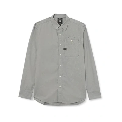 Abbildung von G Star RAW Herren Bristum 2.0 Slim Shirt ls, Grau (axis D23553 D187 5781), M