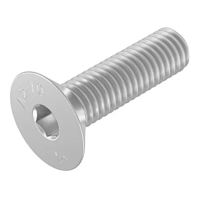 Abbildung von SECCARO Senkschraube M8 x 30 mm, Edelstahl V2A VA A2, DIN 7991 / ISO 10642, Innensechskant, 20 Stück