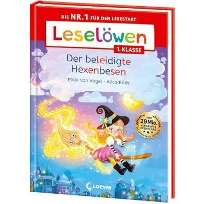 Abbildung von Leselöwen 1. Klasse Der beleidigte Hexenbesen: Die Nr. 1 für den Lesestart Mit Leselernschrift ABeZeh Erstlesebuch Kinder ab 6 Jahren