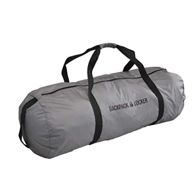 Abbildung von Backpack Locker Rucksacküberzug für Flugzeug Große Schultertasche Hängeschloss gratis! (Hellgrau, 75 135 Liter)