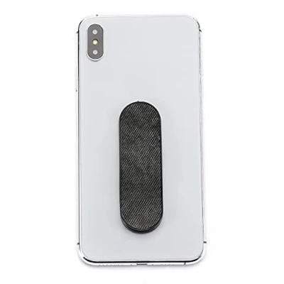 Abbildung von MOMOSTiCK Das Original! Smartphone Fingerhalter Handy Fingerhalterung Halter Ständer Griff Halterung Ring (Denim Series Schwarz)