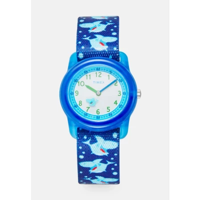 Abbildung von Timex Youth Analog Strap Sharks Unisex Uhr für Kinder, Größe: One Size, Blue