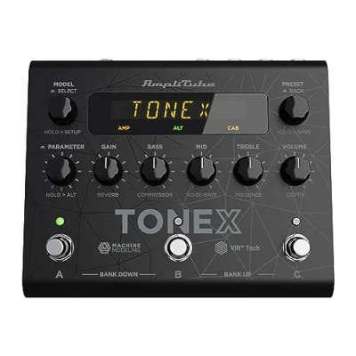 Abbildung von IK Multimedia TONEX Pedal Multi Effekt mit AI Machine Learning Technologie: Nachbildung von jedem Gitarrenverstärker, Gitarrenpedal, Distortion Pedal, Overdrive plus andere Gitarreneffekte
