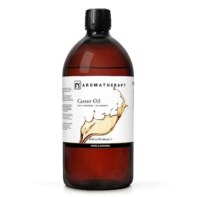 Abbildung von n2 Aromatherapy Rizinusöl Kaltgepresst 870 ml für Haare, Wimpern, Haut