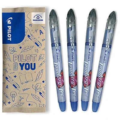Abbildung von PILOT Laundry Tec, Textilmarker, 4er Set (Schwarz)