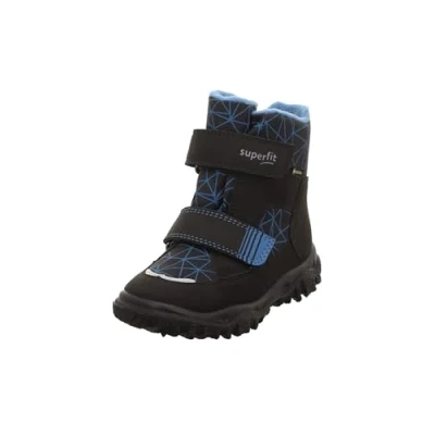 Abbildung von Superfit Jungen HUSKY warm gefütterte Gore Tex Schneestiefel, SCHWARZ/BLAU 0010, 27 EU