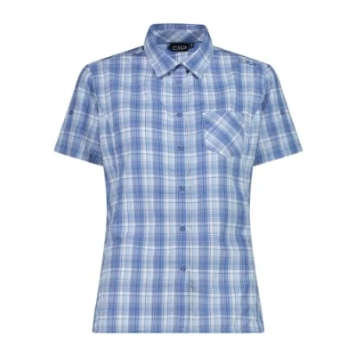 Abbildung von CMP Damen Camicia Maniche Corte Da Donna Poloshirt, B.co Sky Provence, 40