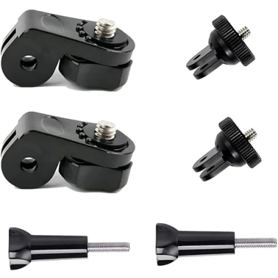 Abbildung von TEKCAM Kamera Halterung Stativ Adapter 1/4 Zoll Gewinde Kompatibel mit Sony Cam Yi 4k Gopro Akaso Apeman Victure DJI Osmo Crosstour oder Andere Action Kameras