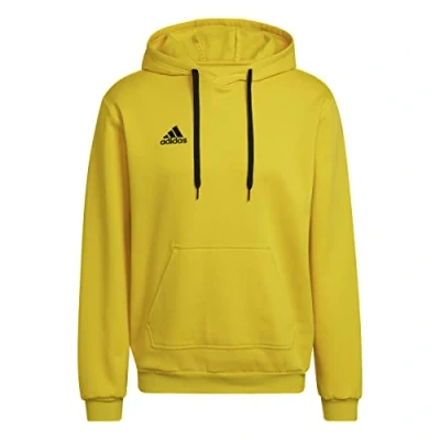 Abbildung von adidas Herren Entrada 22 Sweat Hoodie, Team Yellow/Black, M Tall 2 inch