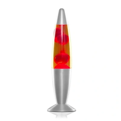 Abbildung von InnovaGoods® Lavalampe, entspannende Nachttischlampen, funktioniert mit einer 25 W R39 Glühbirne, ideal für Schlafzimmer, Wohnzimmer, Wohnzimmer. (Rot Farbe)