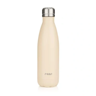 Abbildung von reer Colour Edelstahl Isolierflasche Gesamtvolumen 500ml Perfekte Isolation bis zu 24 Stunden Beige