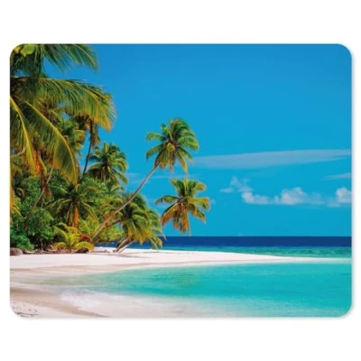 Abbildung von Dünen Mauspad Motiv I 24 x 19 cm Mousepad in Standard Größe rutschfest Urlaub Reise Strand Landschaft mit Oberflächenschutz für Büro und Gaming dv_946