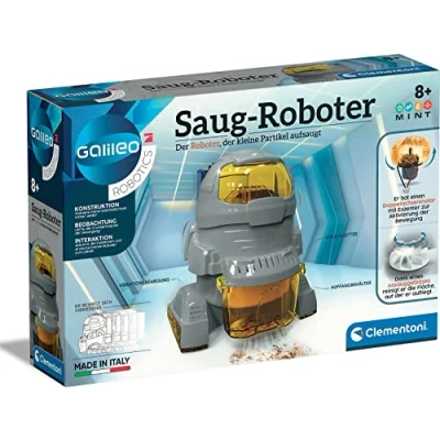 Abbildung von Clementoni Galileo Robotics Saug Roboter, Robotik für kleine Ingenieure, Einstieg in die Elektronik, High Tech Schulkinder, Spielzeug Kinder ab 8 Jahren von 59109