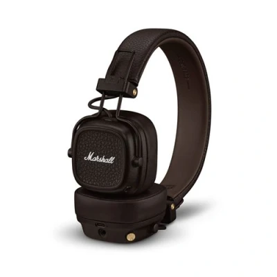 Abbildung von Marshall Major V Bluetooth Kopfhörer, 100 Stunden Spielzeit Braun