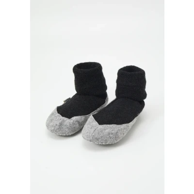 Abbildung von FALKE Damen Stoppersocken Cosyshoe W HP Wolle rutschhemmende Noppen 1 Paar, Grau (Anthracite Melange 3099), 37 38