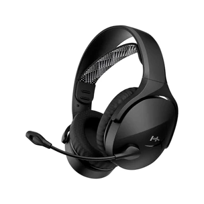 Abbildung von HyperX Cloud Jet Dual Wireless Gaming Headset, 2.4GHz &amp; Bluetooth, PC, Mac, PS5, PS4, Mobile, 40mm Treiber, 25 Stunden Akkulaufzeit, Swivel to Mute Mikrofon, Leichtes Design, Schwarz
