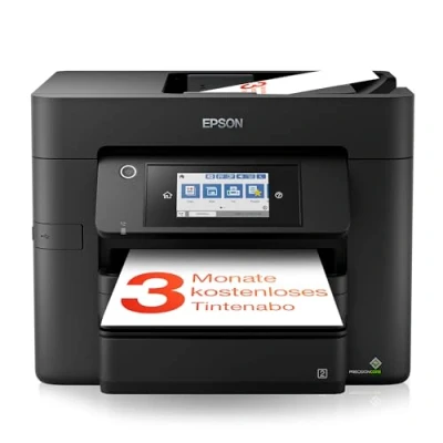Abbildung von Epson WorkForce Pro WF 4830DTWF A4 kabelloser Multifunktions Tintenstrahldrucker inkl. 3 Monaten kostenloser Tinte mit ReadyPrint Flex Abo*