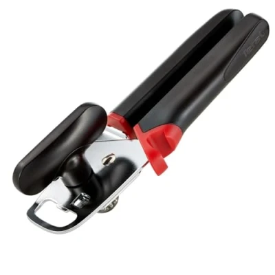 Abbildung von Tefal Ingenio K20705 Dosenöffner Material: Kunststoff Leicht zu reinigen Spülmaschinengeeignet Farbe: Rot/Schwarz, 1 Stück, Cranberry