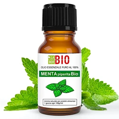 Abbildung von PfefferminzÖl Bio Ätherisches Öl 100% Reines 10 ml Aromatherapie Kosmetik Therapeutische Laborbio