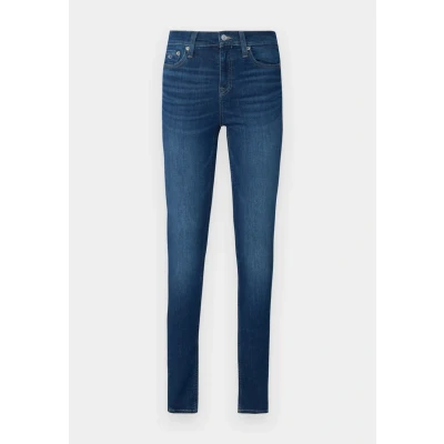 Abbildung von Tommy Jeans NORA Skinny Fit, Damen, Größe: 24x28, Denim dark