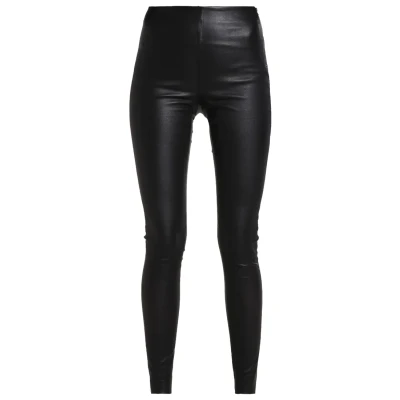 Abbildung von Selected Femme Sfsylvia Lederhose, Damen, Größe: 34, Black