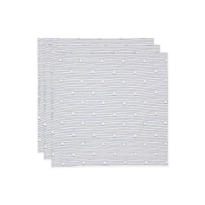 Abbildung von Jollein Musselin Tuch Baby Miffy Stripe, Biscuit 3er Pack 70x70cm 100% Baumwolle Oeko TEX Zertifiziert Spucktuch Hellbraun mit Streifen