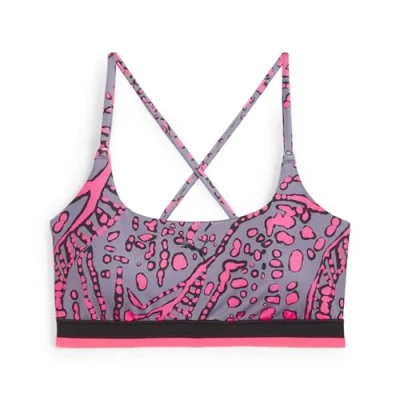 Abbildung von Puma MOVE Hypernatural BRA Sportbh mit leichter Stützkraft, Damen, Größe: Large, Sunset glow
