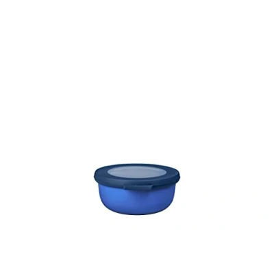 Abbildung von Mepal Multi Bowl Cirqula Round Vorratsdose mit Deckel Geeignet als Luftdichte Aufbewahrungsbox für den Kühlschrank, Mikrowellengeschirr &amp; Frischhaltedosen 350 ml Vivid blue