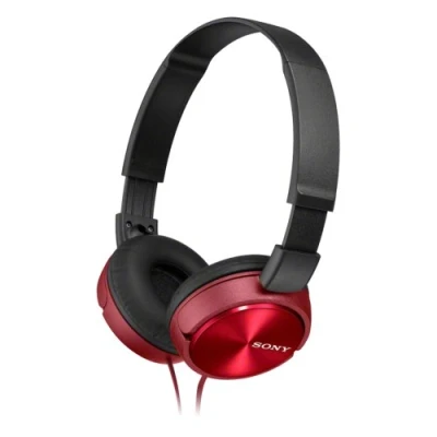 Abbildung von Sony MDR ZX310 Kopfhörer, faltbar, Metallic Rot, uni