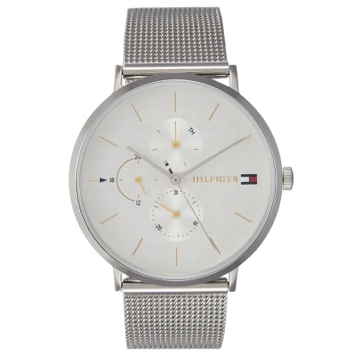 Abbildung von Tommy Hilfiger Jenna Casual Uhr silvercoloured, Damen, Größe: One Size, Silver coloured