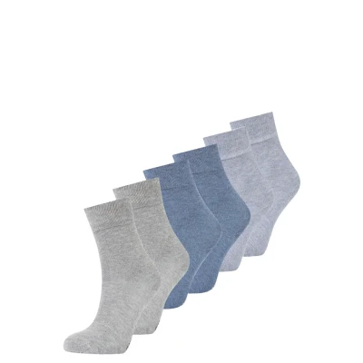 Abbildung von camano SOFT 6 PACK Socken für Kinder, Größe: 27 30, Jeans mix