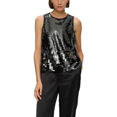 Abbildung von s.Oliver BLACK LABEL Pailletten Top