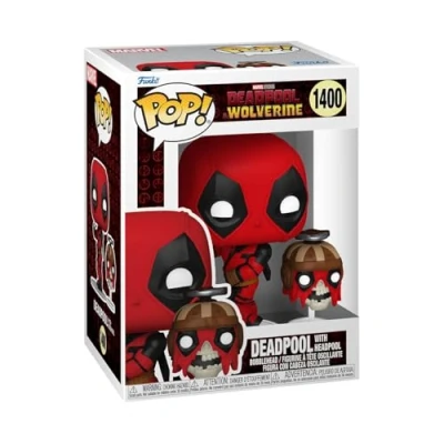 Abbildung von Funko Pop! &amp; Buddy: Deadpool Wolverine with Headpool Vinyl Sammelfigur Geschenkidee Offizielle Handelswaren Spielzeug Für Kinder und Erwachsene Movies Fans