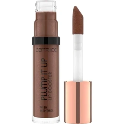 Abbildung von Catrice Plump It Up Lip Booster, Nr. 100, Braun, kühlend, vergrößernd, glänzend, vegan, ohne Konservierungsstoffe, Parabene, Mikroplastikpartikel, 1er Pack (3.5ml)