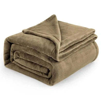 Abbildung von BEDSURE Kuscheldecke Flauschig Decke Fleecedecke Wohndecke Warm Winter Weich, Sofadecke XXL, Couch Blanket, Große, Wohn &amp; Kuscheldecken 230x270cm, Sofa überwurfdecke Beige