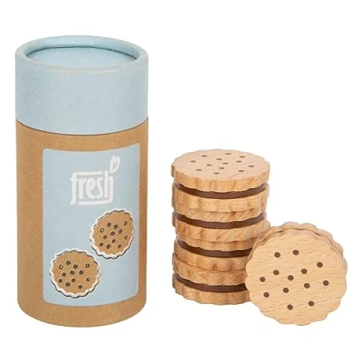 Abbildung von small foot Sandwich Kekse &quot;fresh&quot; aus Holz, Zubehör für Kaufladen und Kinderküche, Rollenspielzeug ab 3 Jahren, 12352