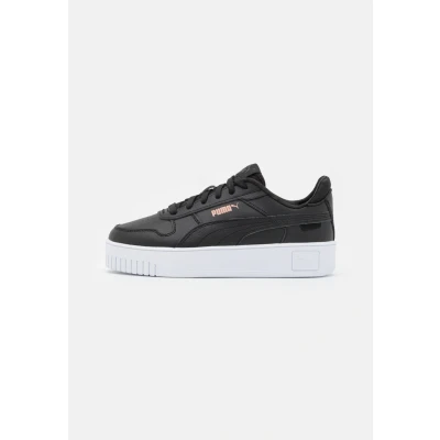 Abbildung von PUMA Damen Carina Street Sneaker, Black Rose Gold White Metallic, 37 EU