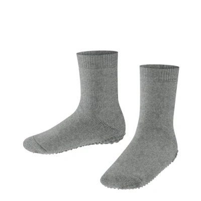 Abbildung von FALKE Unisex Kinder Stoppersocken Catspads K Hp Baumwolle Wolle rutschhemmende Noppen 1 Paar, Grau Light Grey Melange 3390, 39/42 EU