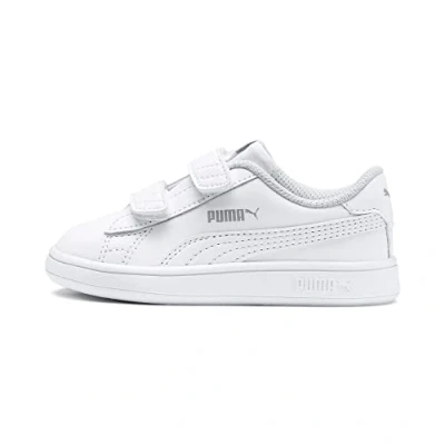 Abbildung von Puma Unisex Baby Smash v2 L V Inf Sneaker, White White, 23 EU
