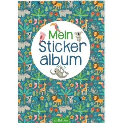 Abbildung von Mein Stickeralbum Dschungel: Mit beschichteten Seiten für das einfache Ablösen und Neugestalten eurer Stickersammlung