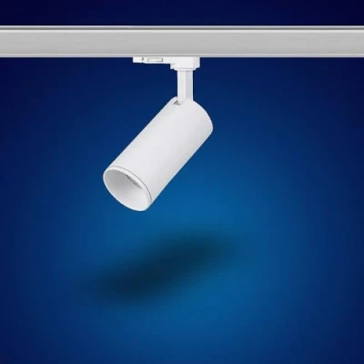 Abbildung von Mextronic 3 Phasen LED Strahler für Stromschienen/Schienensystem (GU10) dreh und schwenkbar GU10 Leuchtmittel