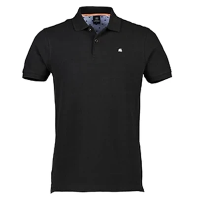 Abbildung von LERROS Herren Rundhals T shirt Poloshirt, Schwarz (Black 290), 3XL EU