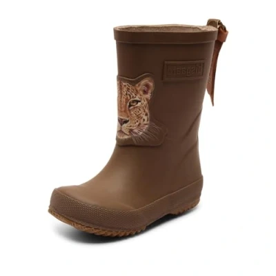 Abbildung von Bisgaard Unisex Kinder Basic Rubber Rain Boot, Brown Jaguar, 36 EU