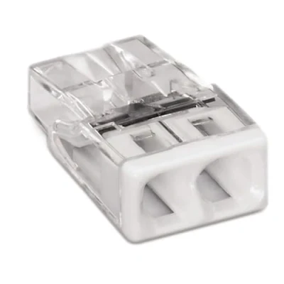 Abbildung von WAGO Verbindungsklemmen 2273 202 2 Leiter, bis 2,5 mm², 100 Stück, COMPACT Verbindungsklemme für eindrähtige bestätigte Anwendungssicherheit, kleinstmögliche Bauform